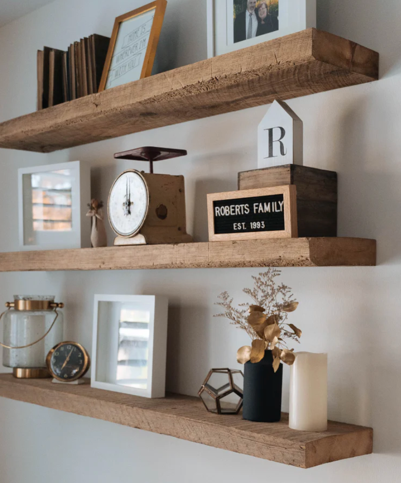 Hardwood Floating Shelf